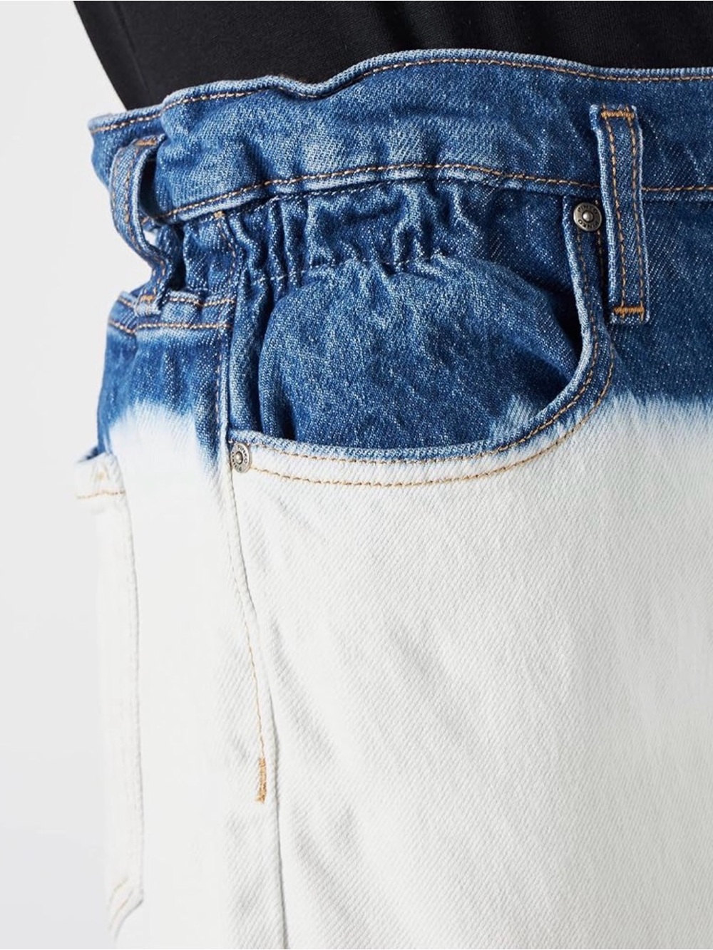 Pinko Two Tone Women’s Bermuda Shorts Italian Denim